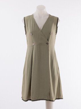 Max Studio Olive Green Sleeveless Romper Size US Small